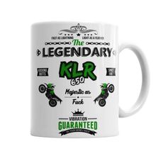 Baskı Dükkanı KB602 Kawasaki Klr650 Off Road Porselen Kupa Bardak