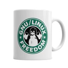 Baskı Dükkanı KB6159 Gnu Linux Porselen Kupa Bardak