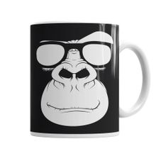 Baskı Dükkanı KB6175 Geek Monkey Porselen Kupa Bardak