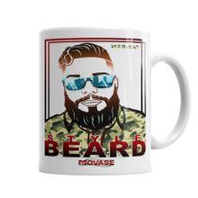 Baskı Dükkanı KB6303 M1 Style Beard Porselen Kupa Bardak