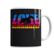 Baskı Dükkanı KB6316 Love Schnauzer Porselen Kupa Bardak