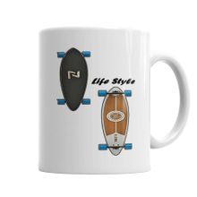 Baskı Dükkanı KB6321 Longboard Lifestyle Porselen Kupa Bardak