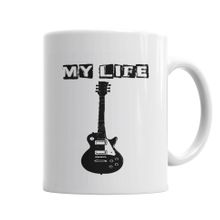 Baskı Dükkanı KB6416 My Life Müzik Porselen Kupa Bardak