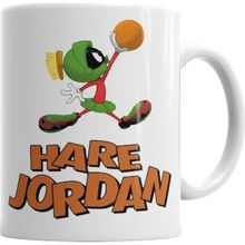 Baskı Dükkanı KB6479 Martian Basket Hare Jordan Porselen Kupa Bardak