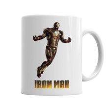 Baskı Dükkanı KB650 Ironman Flying Porselen Kupa Bardak