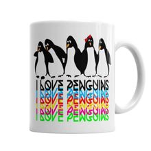 Baskı Dükkanı KB6526 Penguins Pengüen Porselen Kupa Bardak