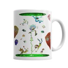 Baskı Dükkanı KB6619 Rick E Morty Porselen Kupa Bardak