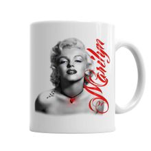 Baskı Dükkanı KB6634 Red Marilyn Monroe Red Porselen Kupa Bardak