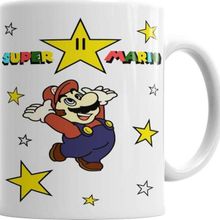 Baskı Dükkanı KB6838 Super Mario Classica Fanart Porselen Kupa Bardak