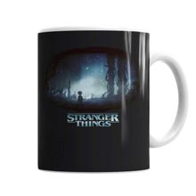 Baskı Dükkanı KB6851 Stranger Things Black Porselen Kupa Bardak