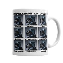 Baskı Dükkanı KB6910 Vader Expressions Porselen Kupa Bardak