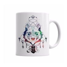Baskı Dükkanı KB6939 Triangle Psychedelic Porselen Kupa Bardak