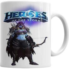 Baskı Dükkanı KB699 Heroes Of The Storm Sylvanas Porselen Kupa Bardak