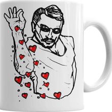 Baskı Dükkanı KB703 Love Sharing Nusret Porselen Kupa Bardak