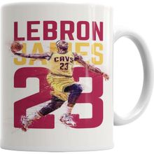 Baskı Dükkanı KB719 Lebron James 23 Porselen Kupa Bardak