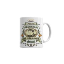 Baskı Dükkanı KB7216 Kemal Sunal Parka Gidecekmiş Iki Gözümün Çiçeği Kupa Bardak