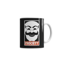 Baskı Dükkanı KB7274 Fsociety Porselen Kupa Bardak