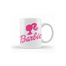 Baskı Dükkanı KB7962 Barbie Logo Porselen Kupa Bardak