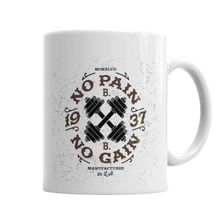 Baskı Dükkanı KB811 No Pain No Gain Porselen Kupa Bardak