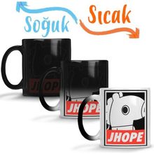 Baskı Dükkanı KB8393 Bt21 Jhope Bts Porselen Kupa Bardak