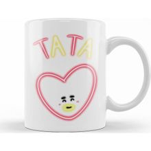 Baskı Dükkanı KB8394 Bt21 Glowing Tata Porselen Kupa Bardak