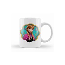 Baskı Dükkanı KB8447 Disney Frozen Anna Porselen Kupa Bardak