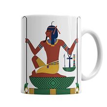 Baskı Dükkanı KB865 Mısır Mitolojisi Osiris Porselen Kupa Bardak