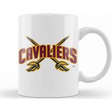 Baskı Dükkanı KB9215 Cleveland Cavaliers Logo Porselen Kupa Bardak