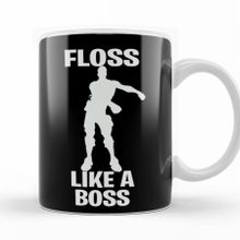 Baskı Dükkanı KB9278 Floss Lıke A Boss Porselen Kupa Bardak