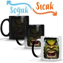Baskı Dükkanı KB9456 Hulk Porselen Kupa Bardak