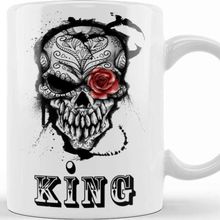 Baskı Dükkanı KB9501 King Queen Porselen Kupa Bardak