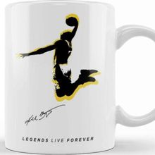 Baskı Dükkanı KB9517 Kobe Bryant Legend Live Forever Porselen Kupa Bardak
