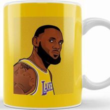 Baskı Dükkanı KB9528 Lebron James Porselen Kupa Bardak