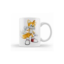 Baskı Dükkanı KB9770 Sonic Tail The Fox Porselen Kupa Bardak