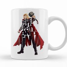 Baskı Dükkanı KB9867 Thor Typography Porselen Kupa Bardak