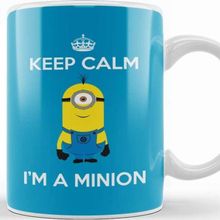 Baskı Dükkanı Keep Calm I am a Minion Stuart Kupa
