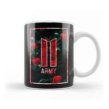 Baskı Dükkanı Kpop Army Kpop Red Roses Kupa