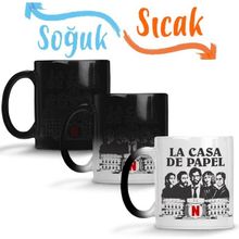 Baskı Dükkanı La Casa De Papel 05 Sihirli Porselen Kupa