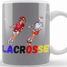Baskı Dükkanı Lacrosse Girl Funny Lacrosse Kupa