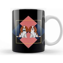 Baskı Dükkanı Lattice Cavalier King Charles Spaniel Kupa