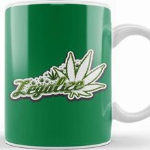 Baskı Dükkanı Legalize Weed Marijuana Cannabis Kupa