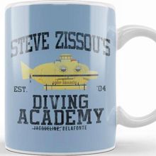 Baskı Dükkanı Life Aquatic Steve Zissous Submarine Driving Academy Kupa