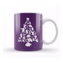Baskı Dükkanı Lilo And Stitch Christmas Tree Silhouette Kupa