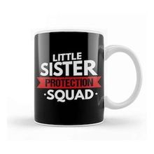 Baskı Dükkanı Little Sister Protection Squad Funny Big Brother Kupa