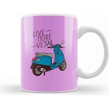 Baskı Dükkanı Live More Vespa 01 Kupa