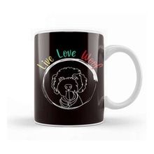 Baskı Dükkanı Live Woof Love Dog Owner Puppy Lover Dogs Breed Animal Kupa