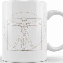 Baskı Dükkanı Louis Theroux Vitruvian Man Leonardo Da Vinci Kupa