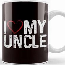 Baskı Dükkanı Love My Uncle Niece Nephew Aunt Family Father Mother Brother Kupa