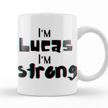 Baskı Dükkanı Lucas Name Custom Design Gift Baby Gift For Him Kupa