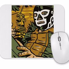 Baskı Dükkanı Luchador Mexicano Mouse Pad